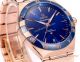 Swiss Copy Omega Constellation 41mm 8901 Rose Gold-Blue Ceramic Watch (2)_th.jpg